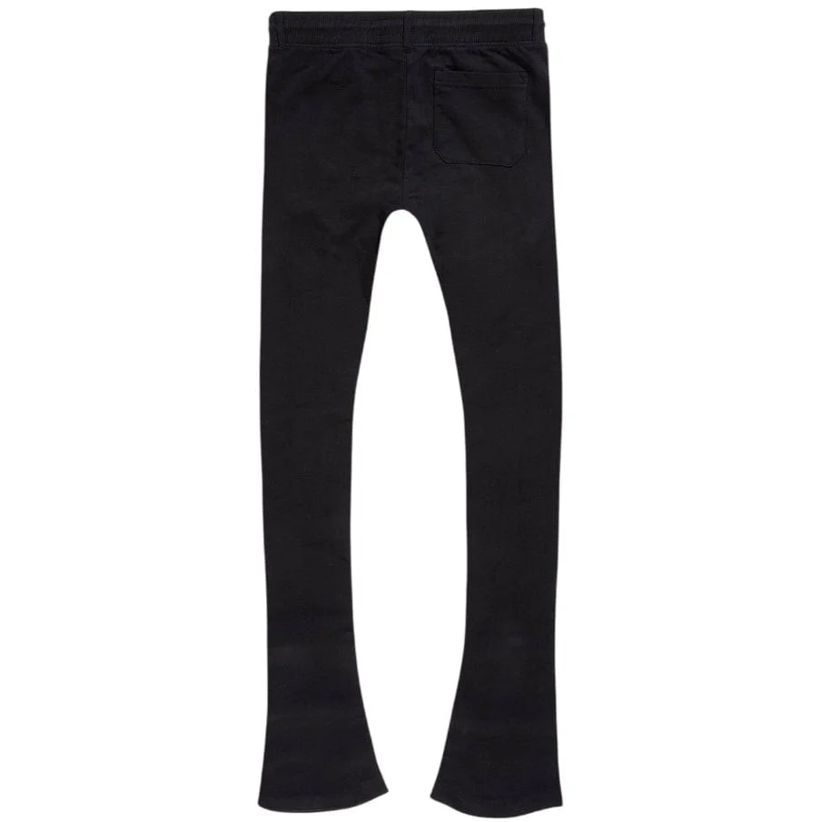 See You In Paradise The Reaper Stacked Sweatpants (Jet Black) 8641L - Image 3