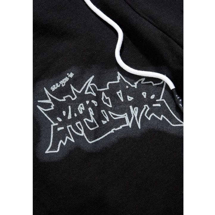 See You In Paradise The Reaper Stacked Sweatpants (Jet Black) 8641L - Image 5