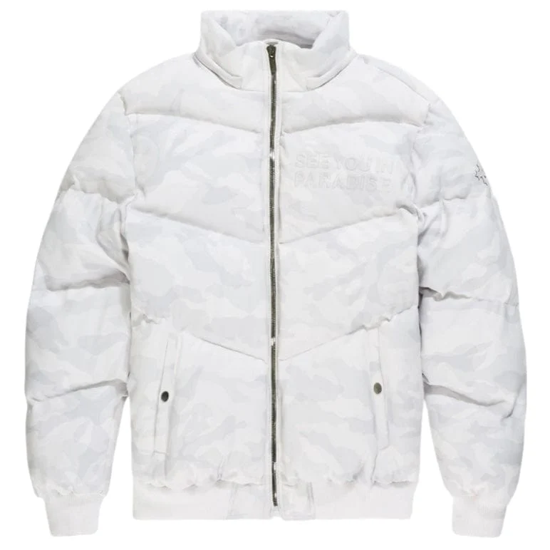 See You In Paradise The Wild One Camo Puffer Jacket (Arctic Camo) 91665C - Image 6