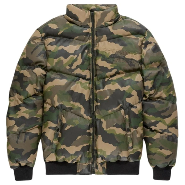 See You In Paradise The Wild One Camo Puffer Jacket (Vintage Camo) 91665C - Image 5