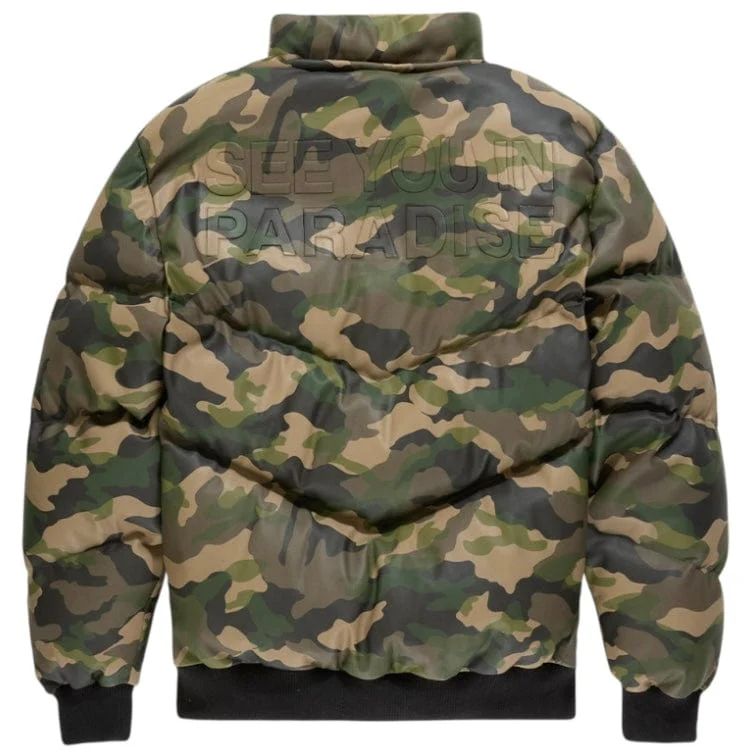 See You In Paradise The Wild One Camo Puffer Jacket (Vintage Camo) 91665C - Image 6
