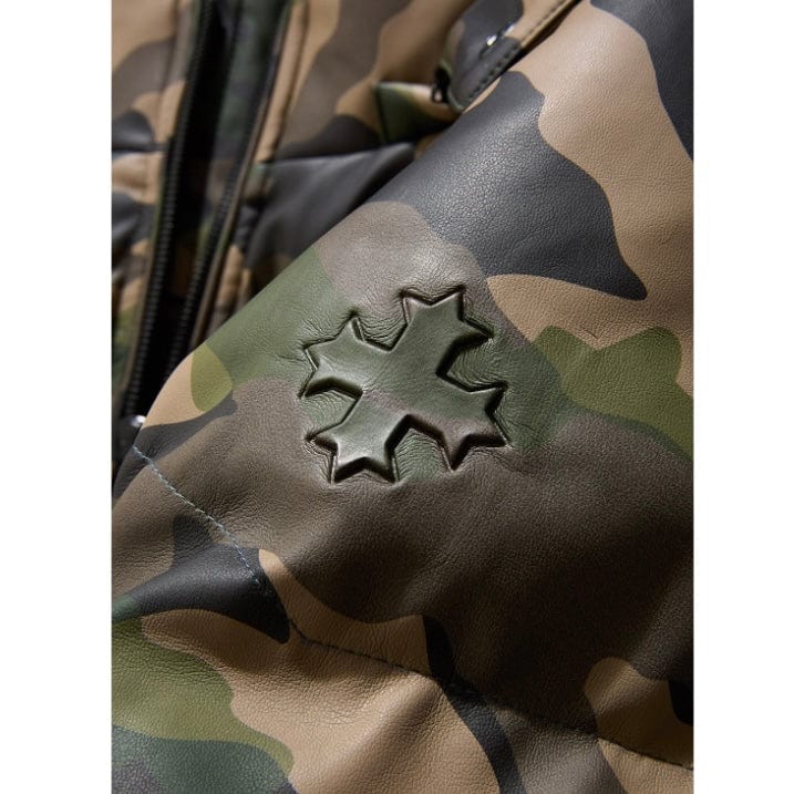 See You In Paradise The Wild One Camo Puffer Jacket (Vintage Camo) 91665C - Image 8