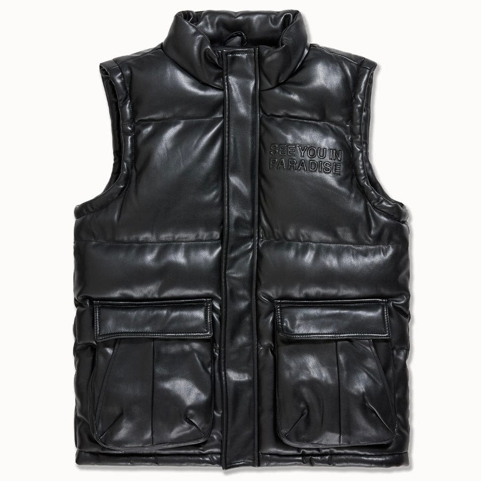 See You In Paradise The Wild One Puffer Vest (Black) 9382V - Image 6
