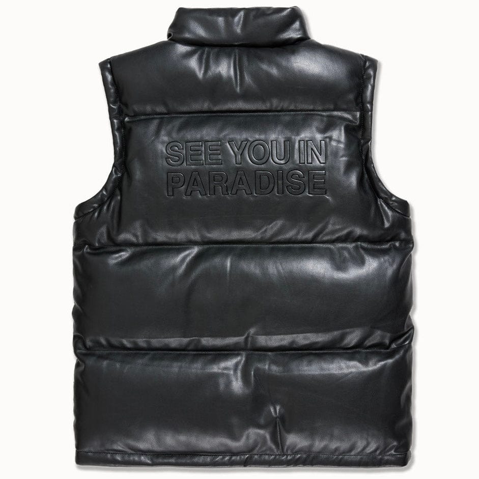 See You In Paradise The Wild One Puffer Vest (Black) 9382V - Image 7