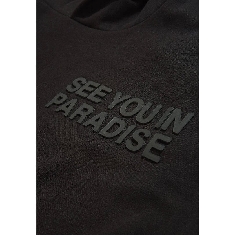 See You In Paradise Tonal Pullover Hoodie (Black) - Image 3