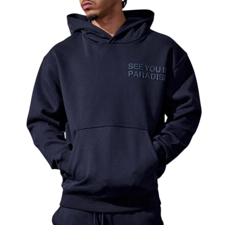 See You In Paradise Tonal Pullover Hoodie (Navy) 8899H