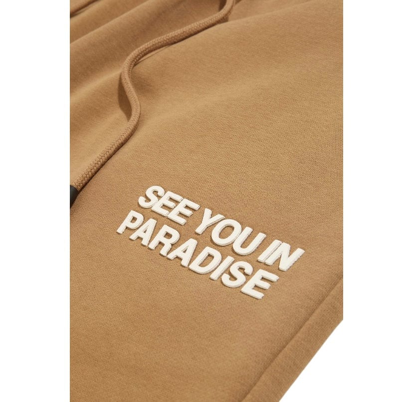See You In Paradise Tonal Stacked Sweatpants (Mocha) 8899L - Image 4