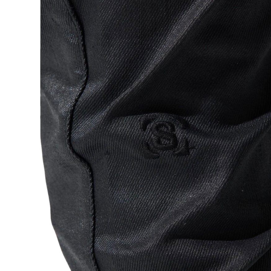Serenede Caviar Wax Stacked Jean (Black) CWSJ-BLK - Image 8