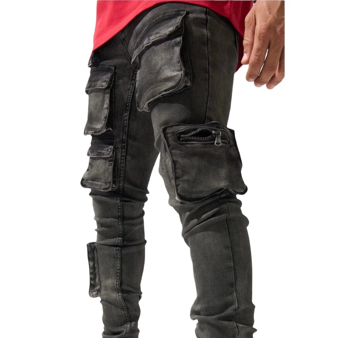 Serenede Current Cargo Jean (Grey) CURRENT-GRY - Image 5