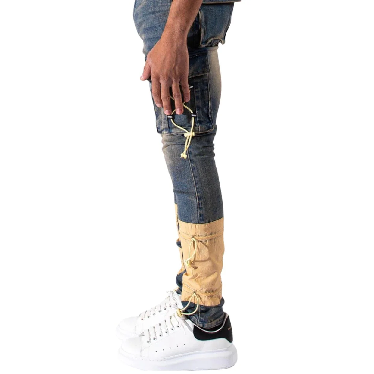 Serenede Infinity 8 Cargo Jeans (Indigo Earth Wash) INF8-GLD - Image 3