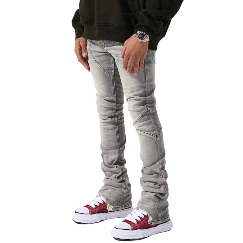 Serenede Noctis Stacked Jeans (Grey) NOCTS-GRY - Image 2