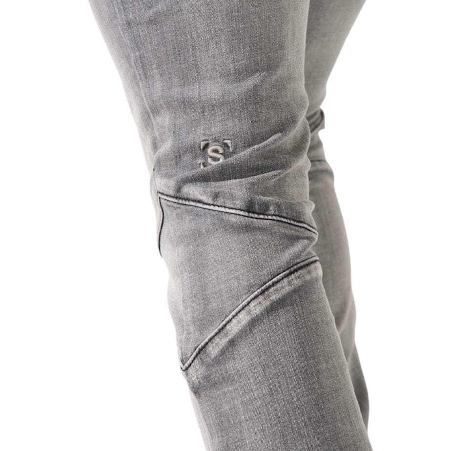 Serenede Noctis Stacked Jeans (Grey) NOCTS-GRY - Image 7