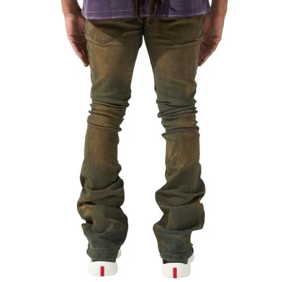 Serenede Oud Stacked Denim Jean (Oudwood) OUDSTKD-OUDWD - Image 3