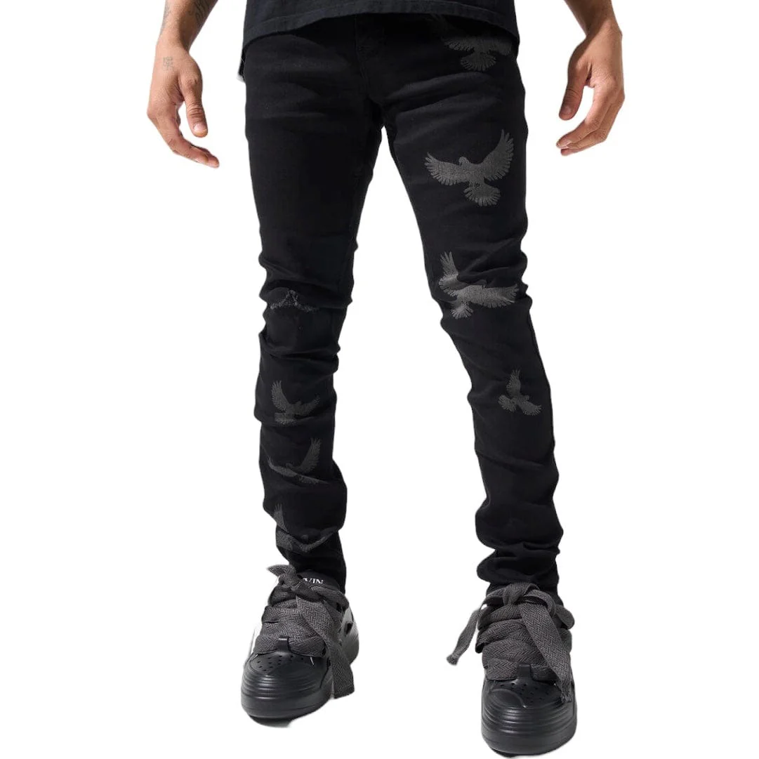 Serenede Peace Jeans (Black) PC-BLK - Image 2