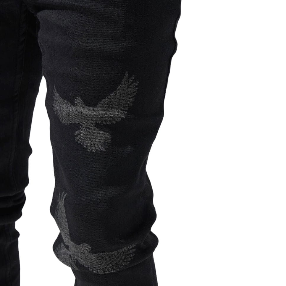 Serenede Peace Jeans (Black) PC-BLK - Image 7