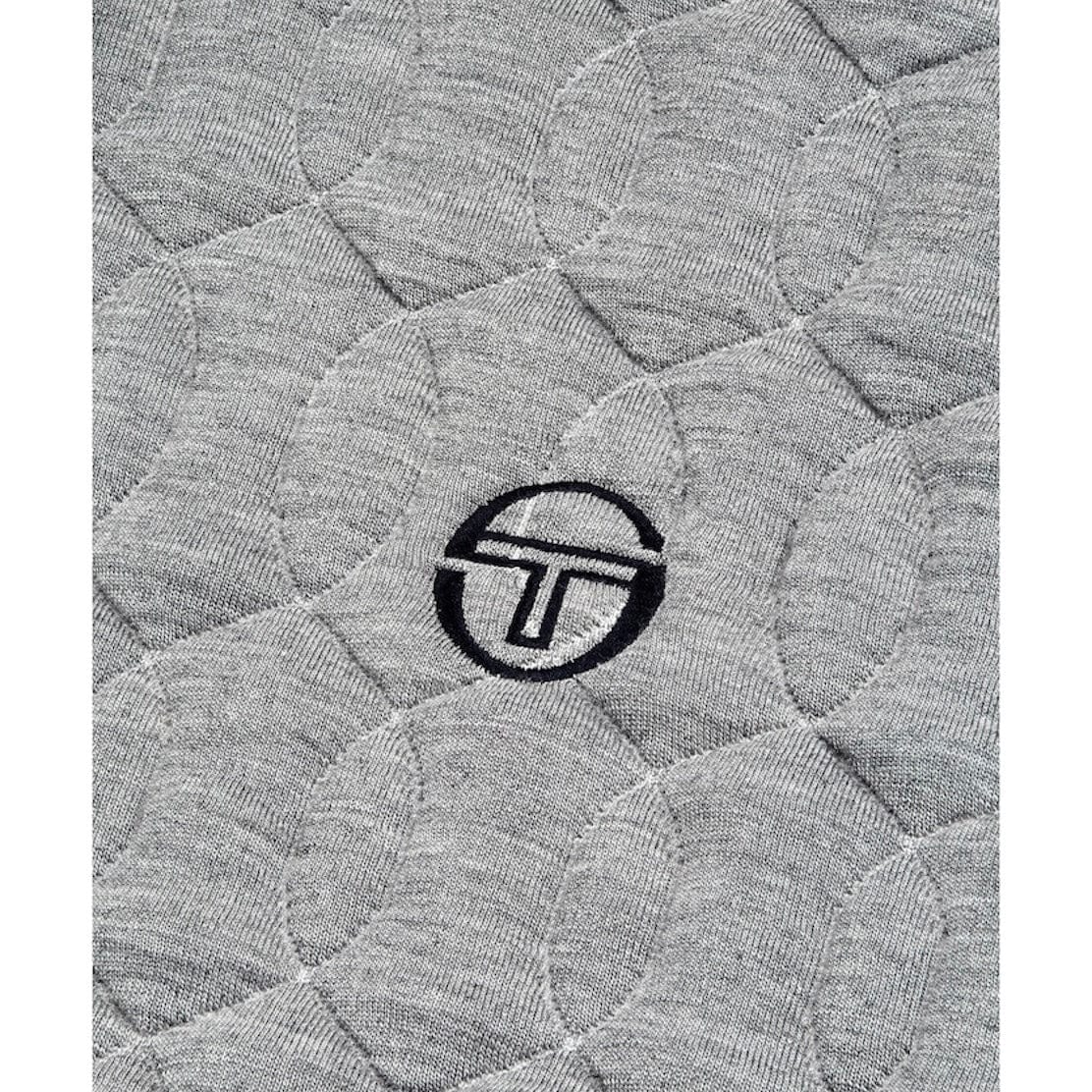 Sergio Tacchini Aversa Quilted Hoodie & Sweatpants Set (Light Heather Grey) - Image 10