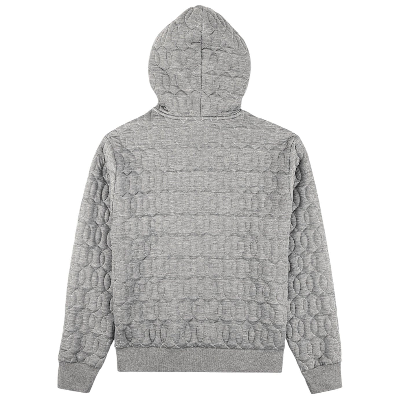Sergio Tacchini Aversa Quilted Hoodie & Sweatpants Set (Light Heather Grey) - Image 9