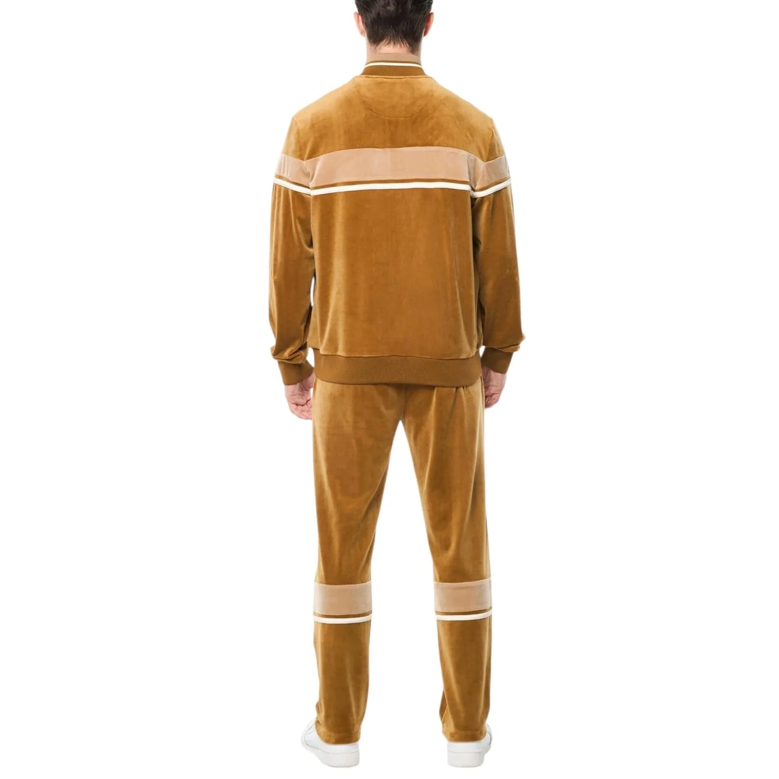 Sergio Tacchini Damarindo Velour Track Set (Bronze Brown) - Image 2