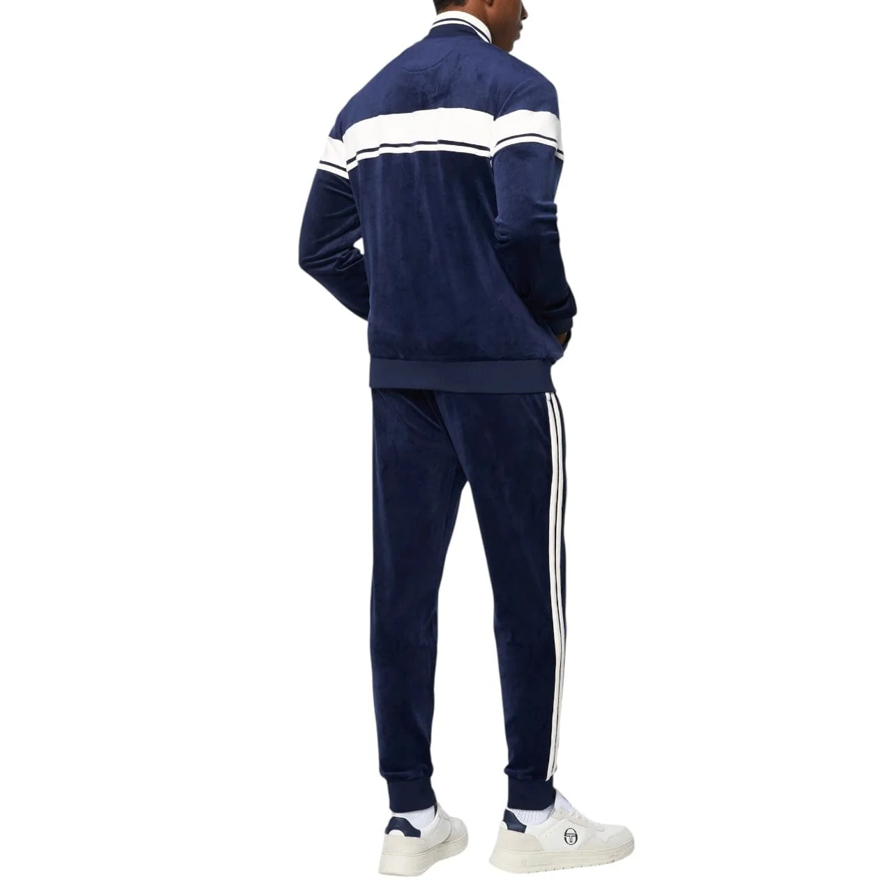 Sergio Tacchini Damarindo Velour Track Set (Maritime Blue) - Image 2