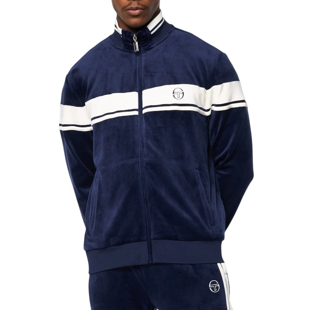 Sergio Tacchini Damarindo Velour Track Set (Maritime Blue) - Image 3
