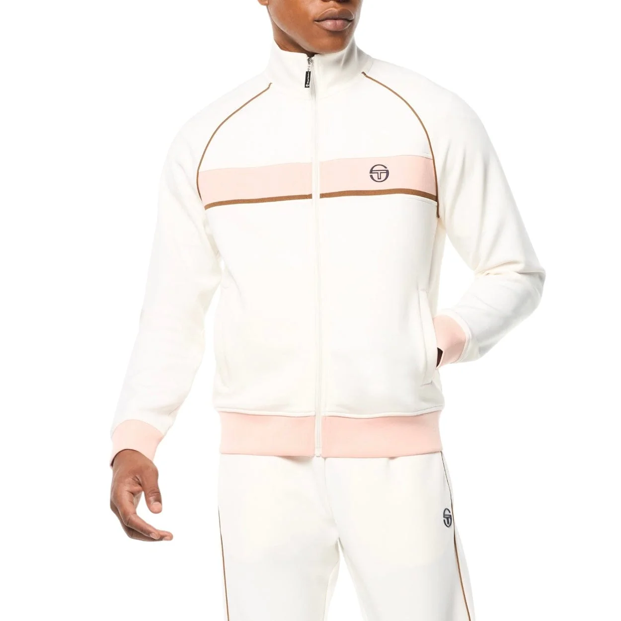 Sergio Tacchini Lago Track Set (Gardenia) - Image 3