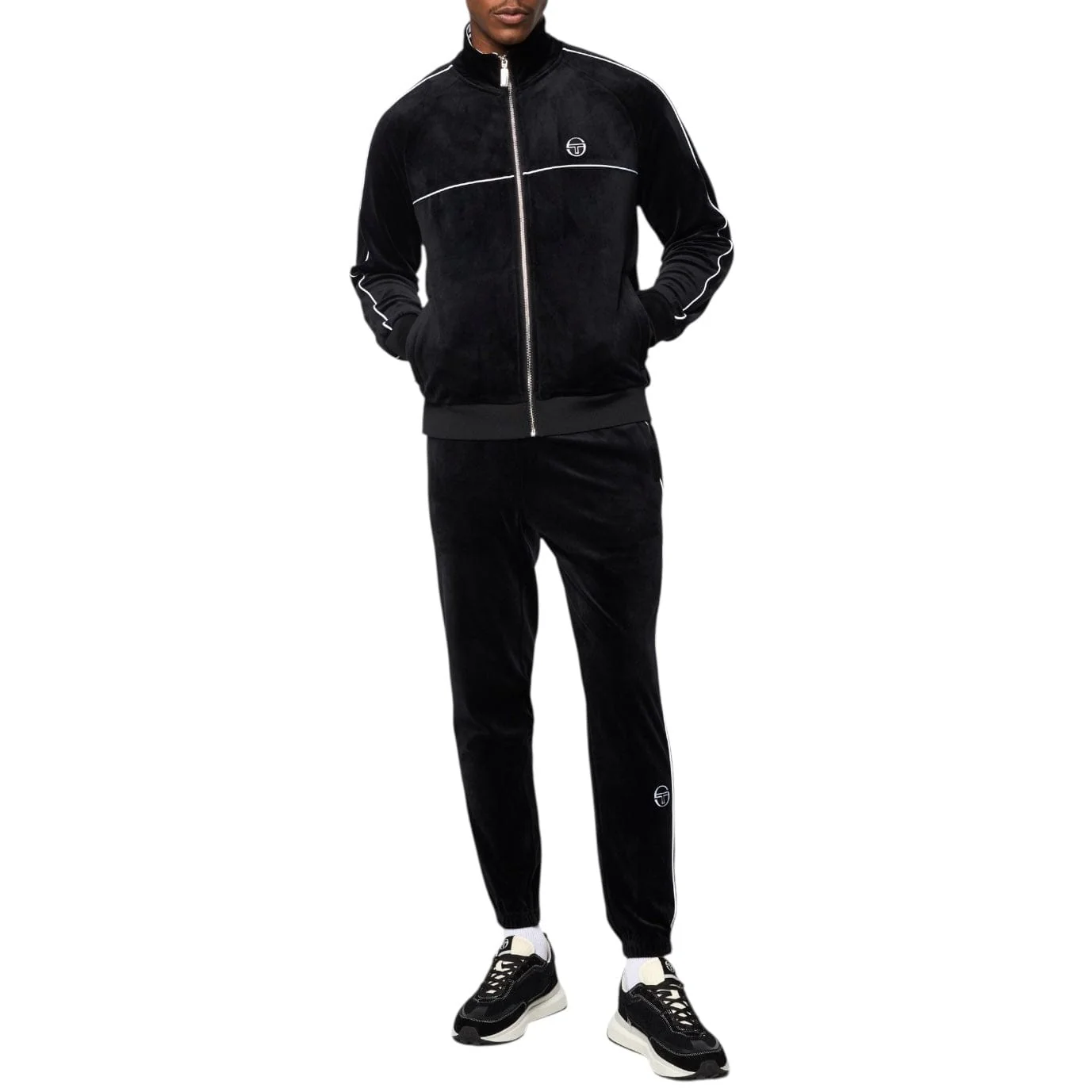 Sergio Tacchini Lioni Track Set (Black Beauty)