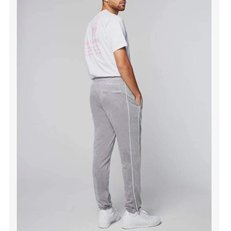 Sergio Tacchini Sovana Velour Tracksuit (Sleet) - Image 11