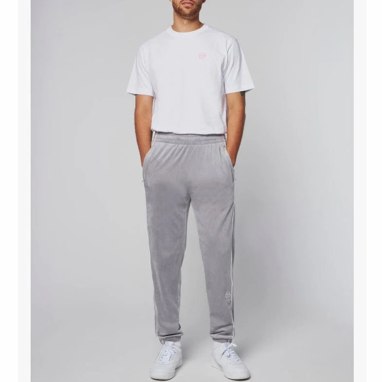 Sergio Tacchini Sovana Velour Tracksuit (Sleet) - Image 12
