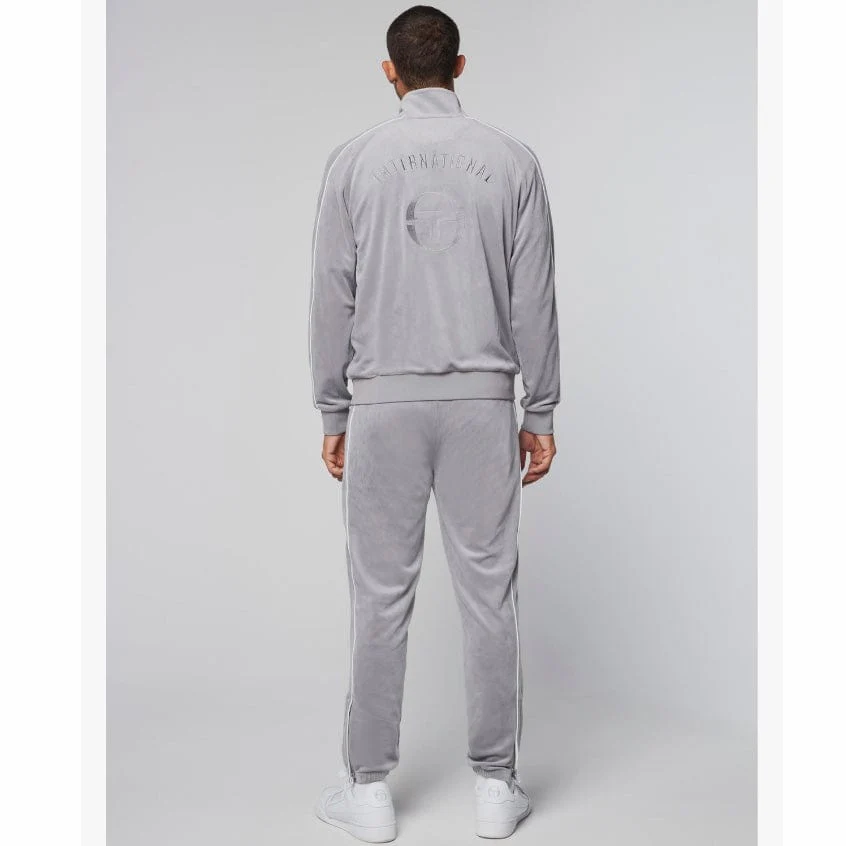 Sergio Tacchini Sovana Velour Tracksuit (Sleet) - Image 2