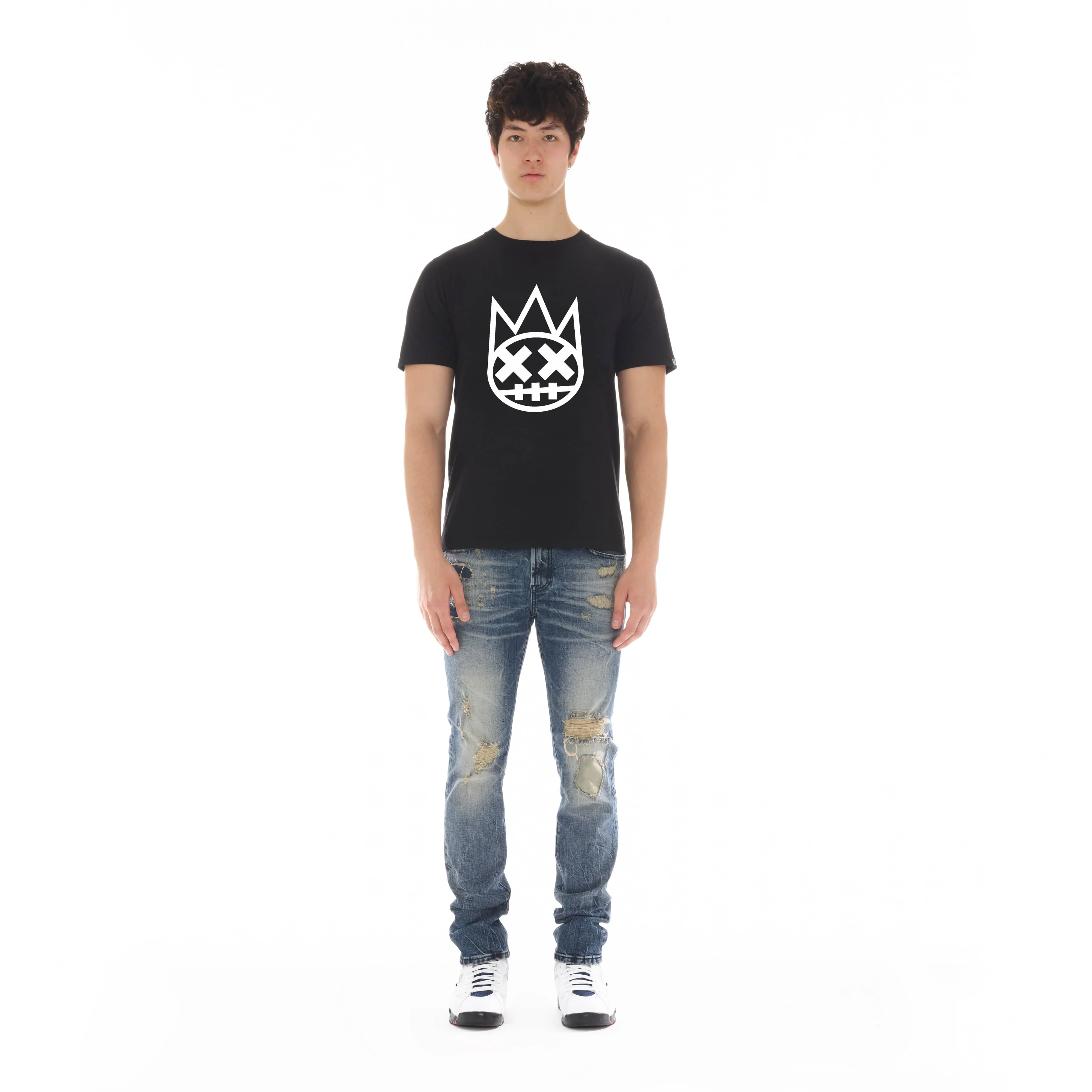 SHIMUCHAN LOGO TEE SHIRT IN BLACK - Image 3