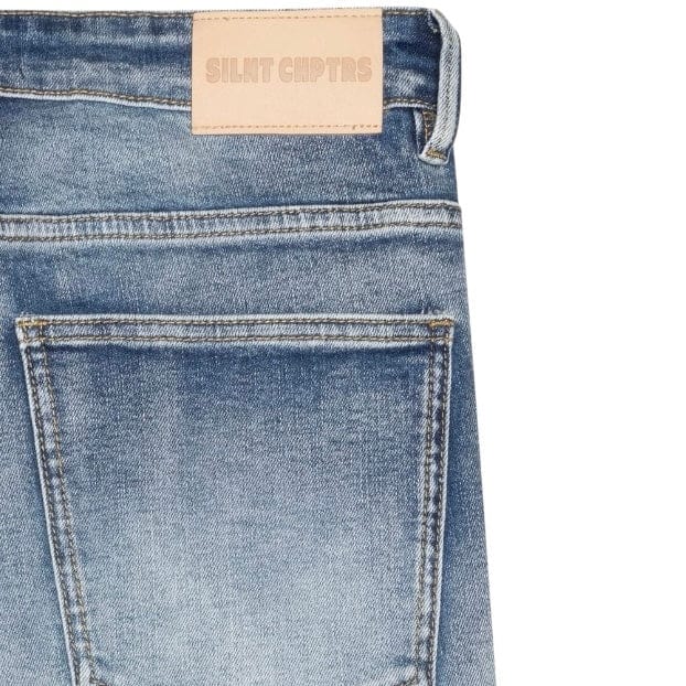Silnt Chptrs Skinny Denim (Medium Blue Wash) SC-J1-003 - Image 4