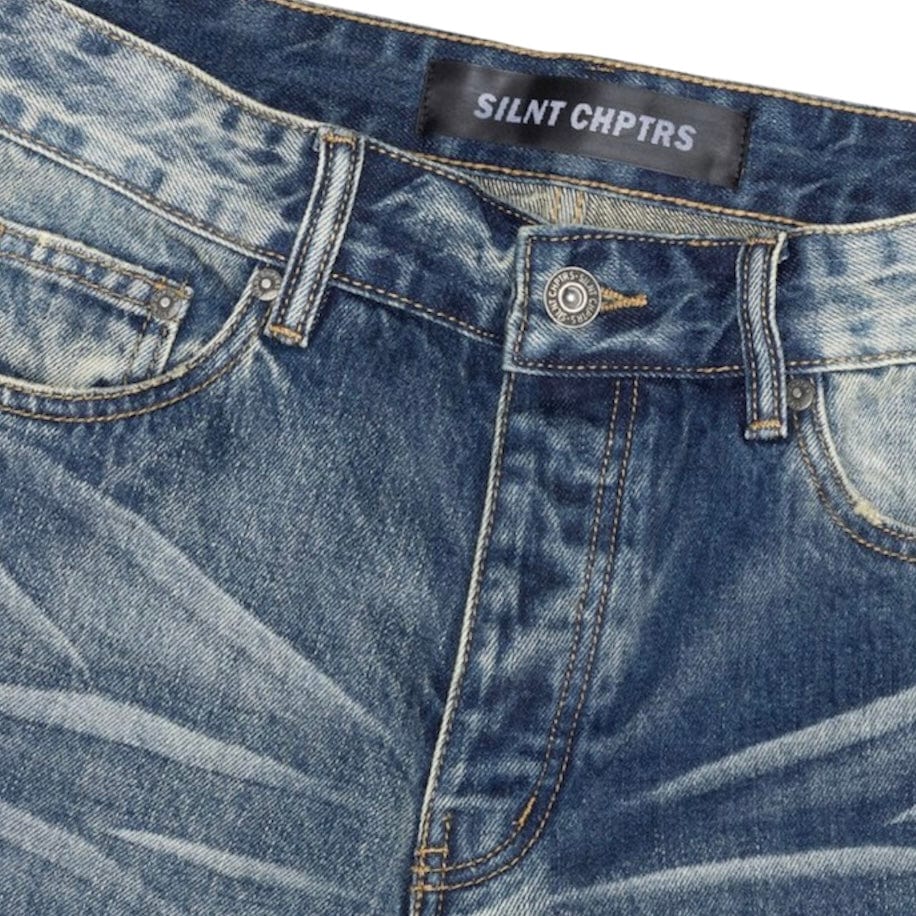 Silnt Chptrs Straight Denim (Dark Blue Wash) SC-J3-006 - Image 2