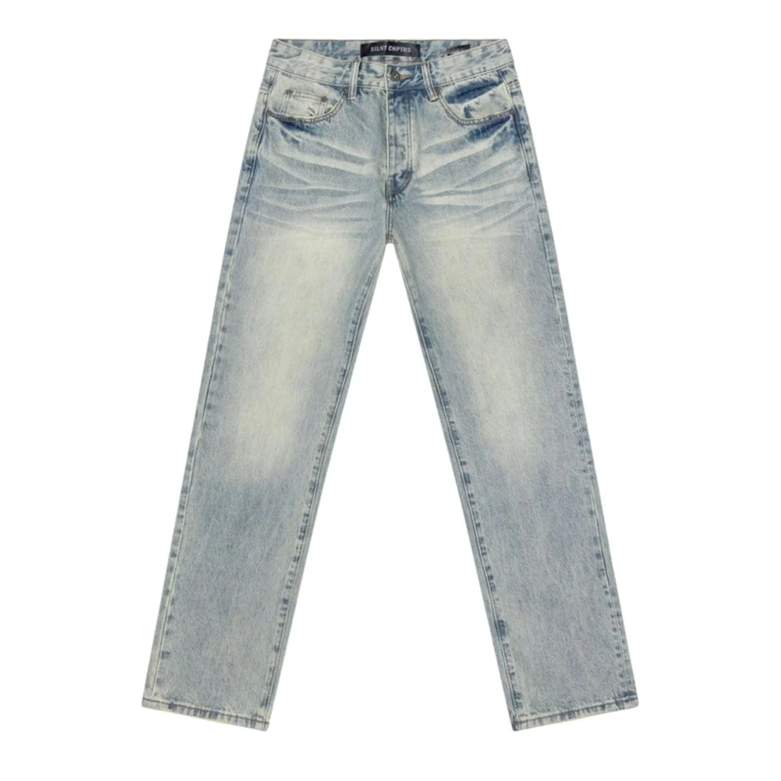 Silnt Chptrs Straight Denim (Medium Blue Wash) SC-J3-006