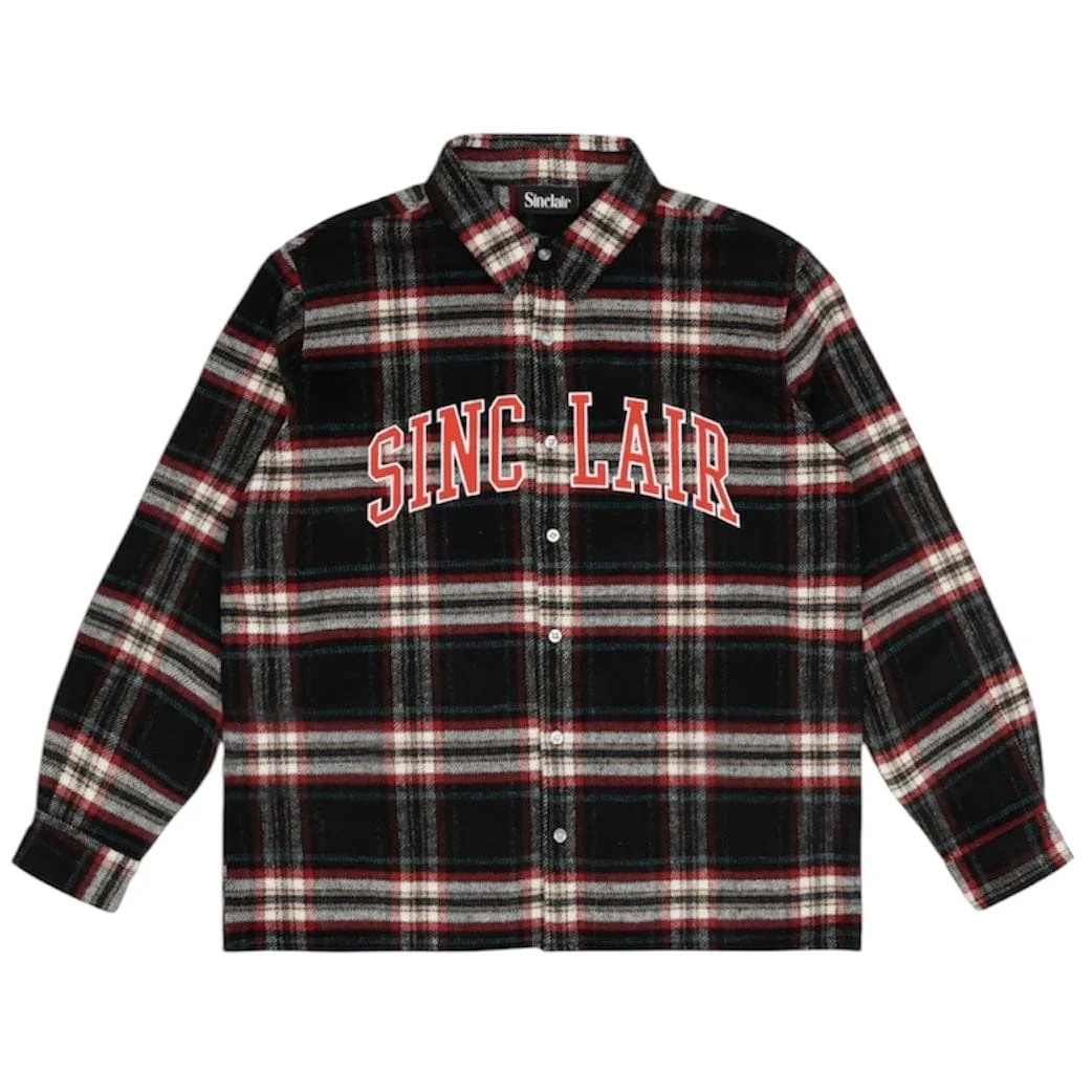 Sinclair Global Tackle Twill Flannel Shirt (Black) SMT245