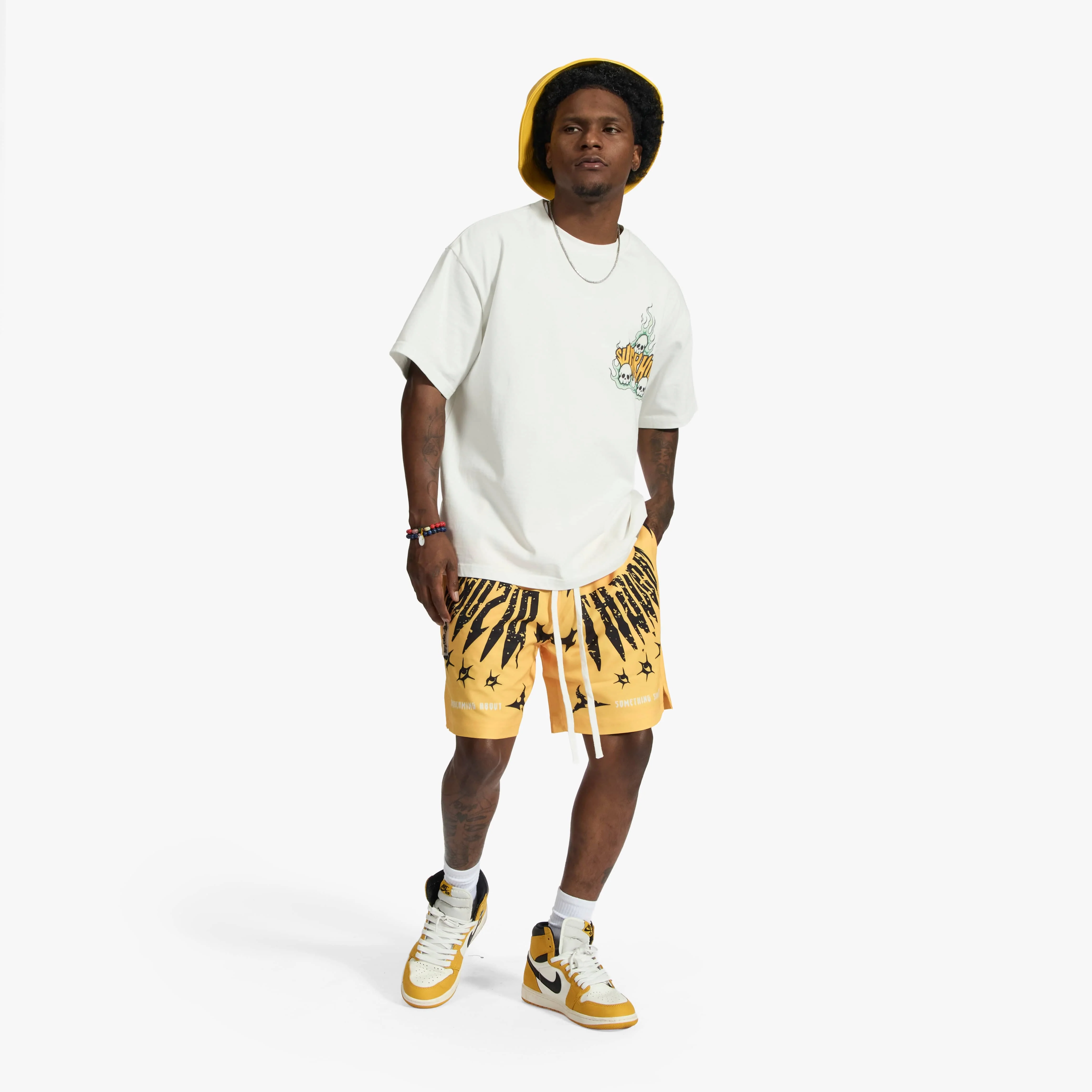 "Sinister" Poly Shorts (gold) - Image 3