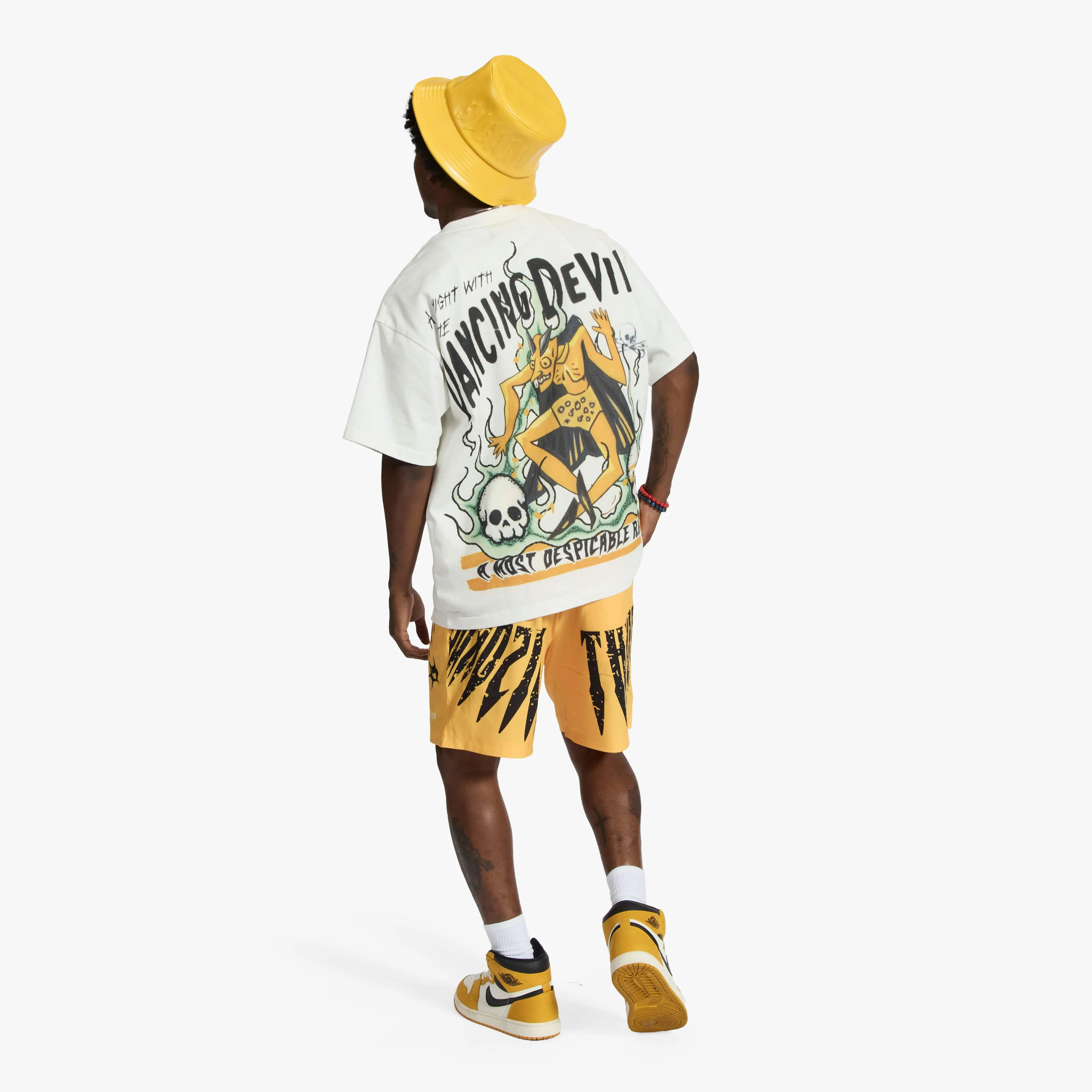 "Sinister" Poly Shorts (gold) - Image 4