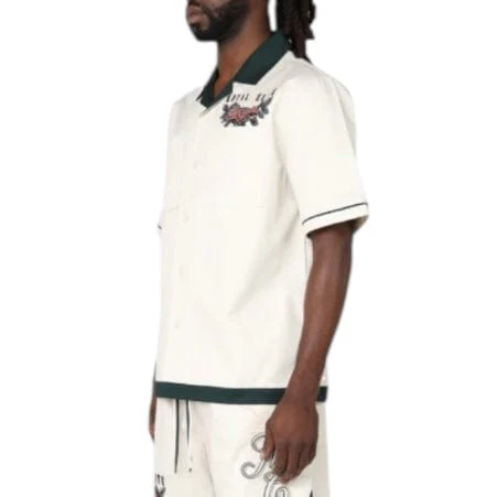 Smoke Rise Boxy Country Club SS Buttoned Down Set (Ecru/Scarab) WH25184 - Image 2