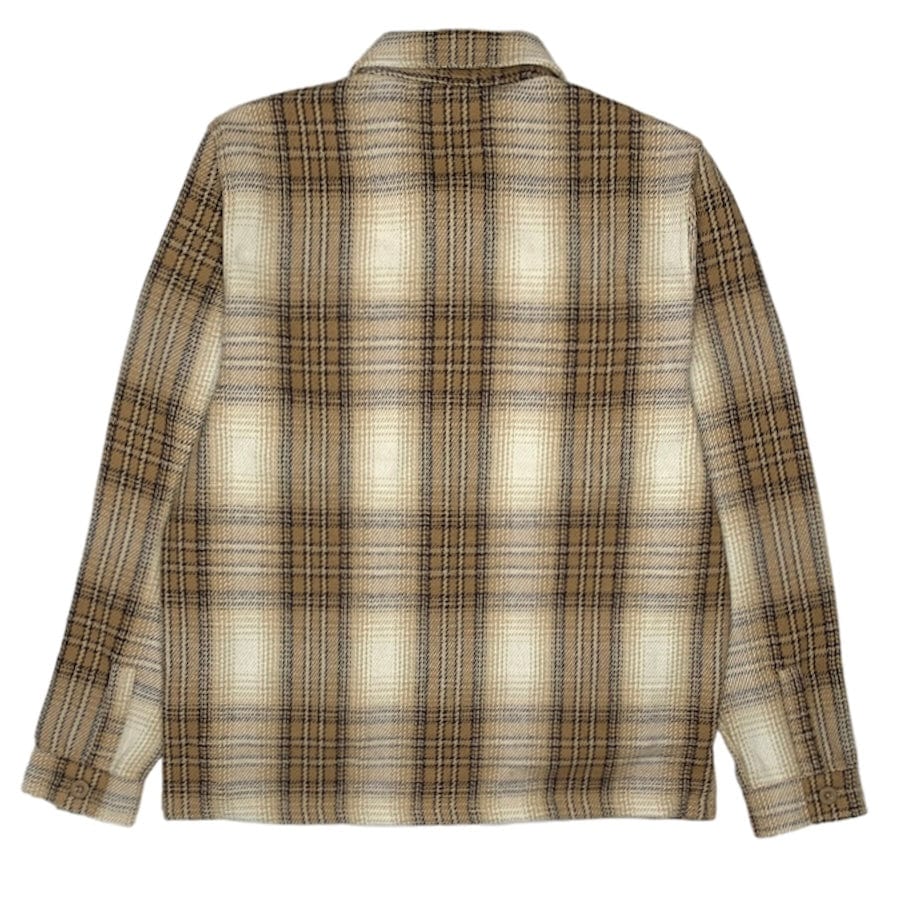 Smoke Rise Plaid Flannel Overshirt (Driftwood) WH23598 - Image 2
