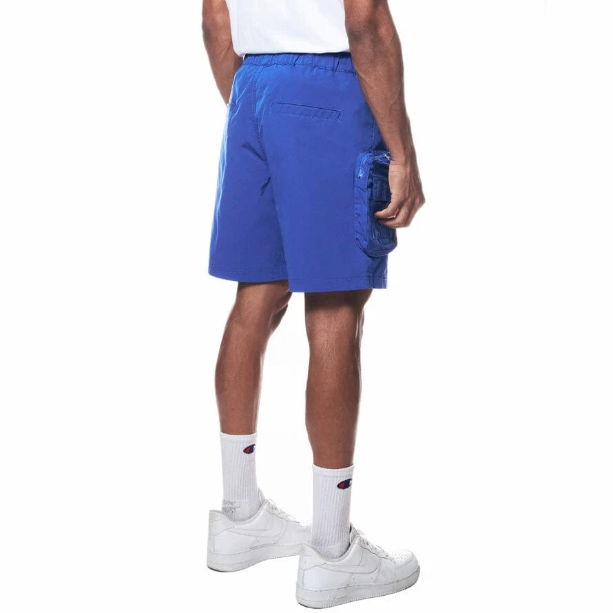 Smoke Rise Printed Nylon Utility Short (Royal) WS23182 - Image 3