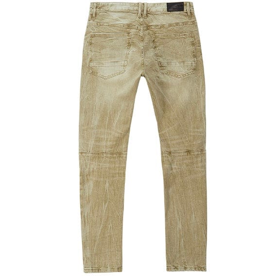 Smoke Rise Rip & Repaired Color Jeans (Light Oak) JP23532 - Image 2