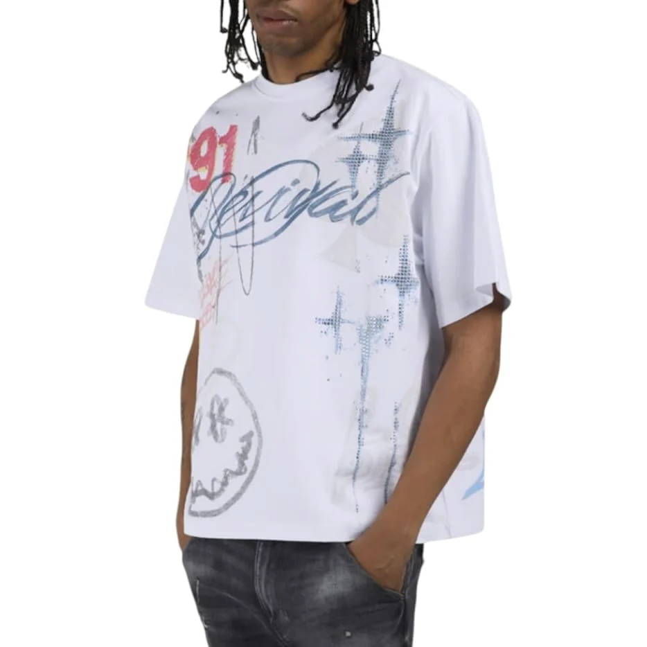 Smoke Rise Smiley SS Tee (White) KT26S425
