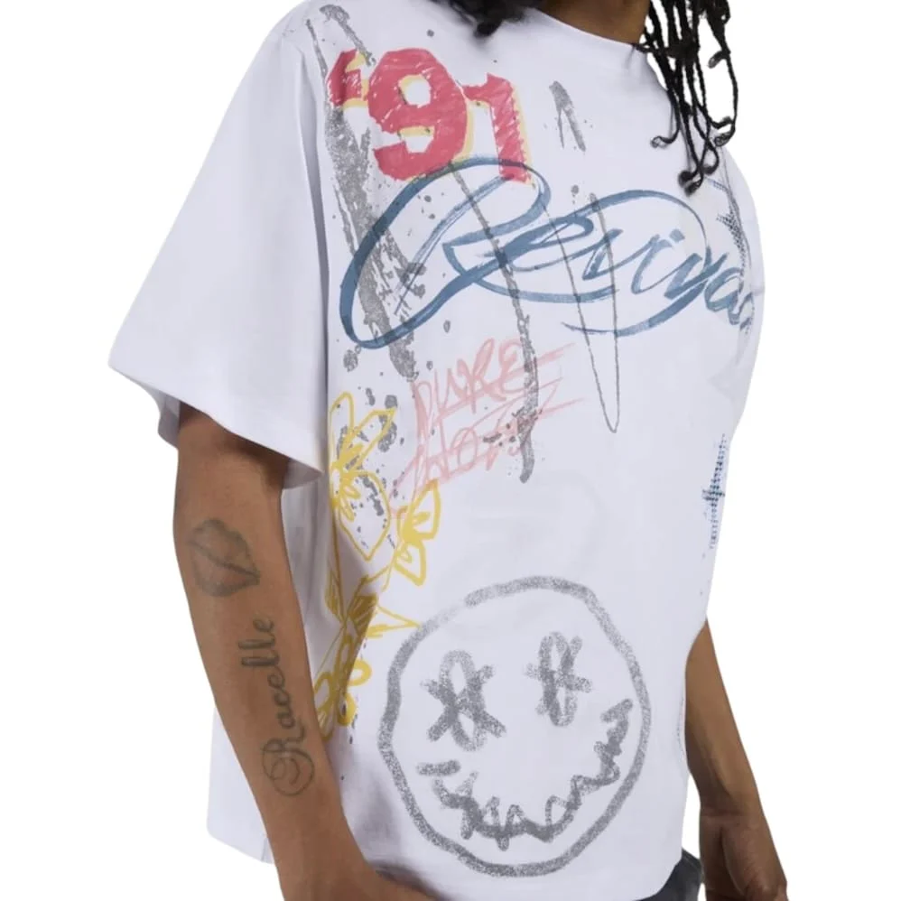 Smoke Rise Smiley SS Tee (White) KT26S425 - Image 3