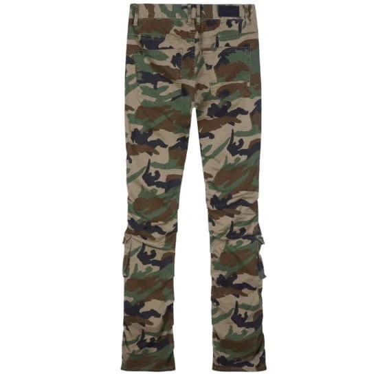 Smoke Rise Stacked Utility Pocket Twill Pants (Wood Camo) JP23539 - Image 2
