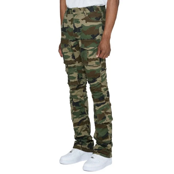 Smoke Rise Stacked Utility Pocket Twill Pants (Wood Camo) JP23539 - Image 7