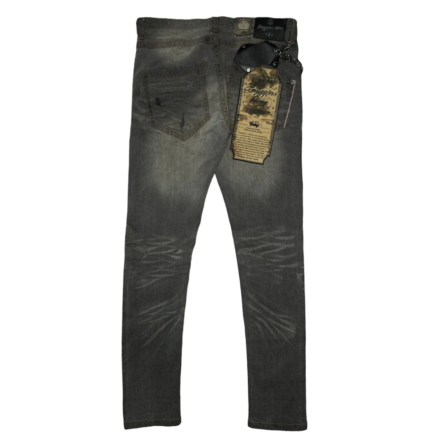 Smugglers Moon Denim Jean (Grey) - SM-WB-5078 - Image 2