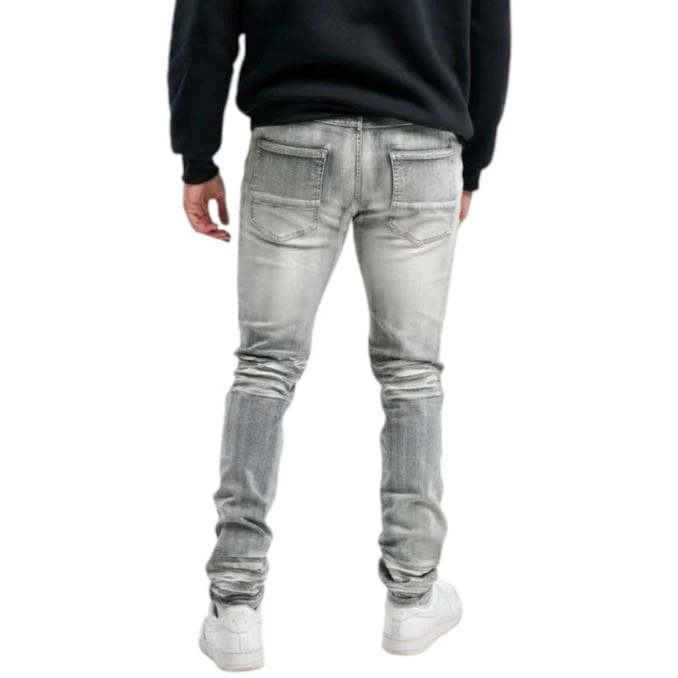 Spark Slim Fit Stretch Jean (Gray) S4403 - Image 3