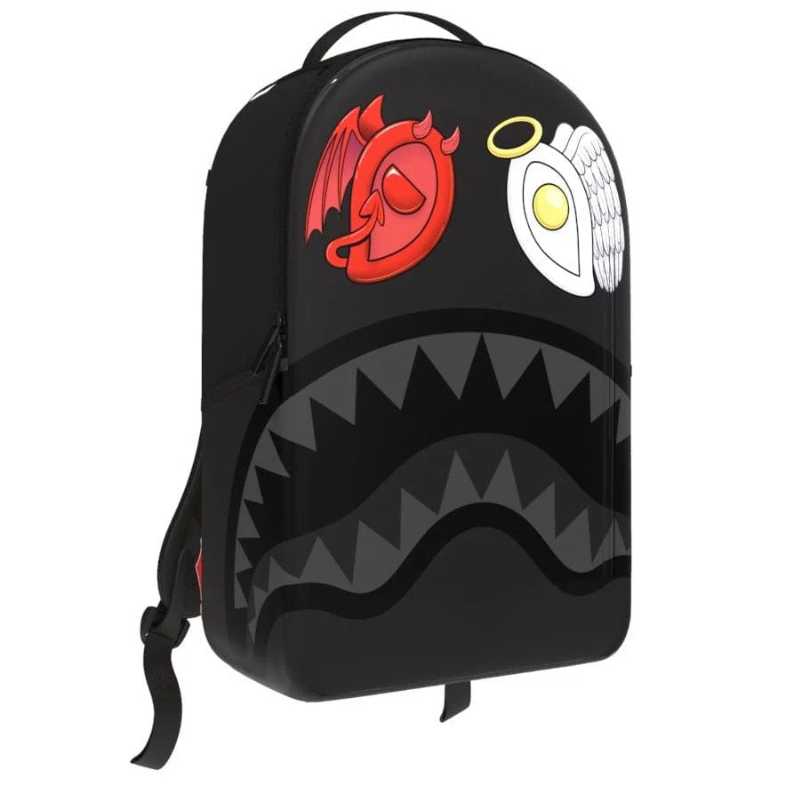 Sprayground Black Removable Eyes DLXSV Backpack - Image 5