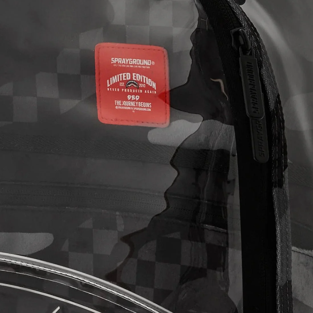 Sprayground Clear As Night Clear DLX Backpack - Image 8
