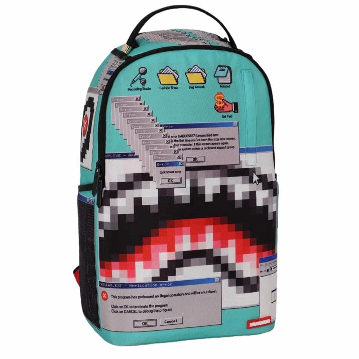 Sprayground Computer Virus Shark Backpack - Image 2