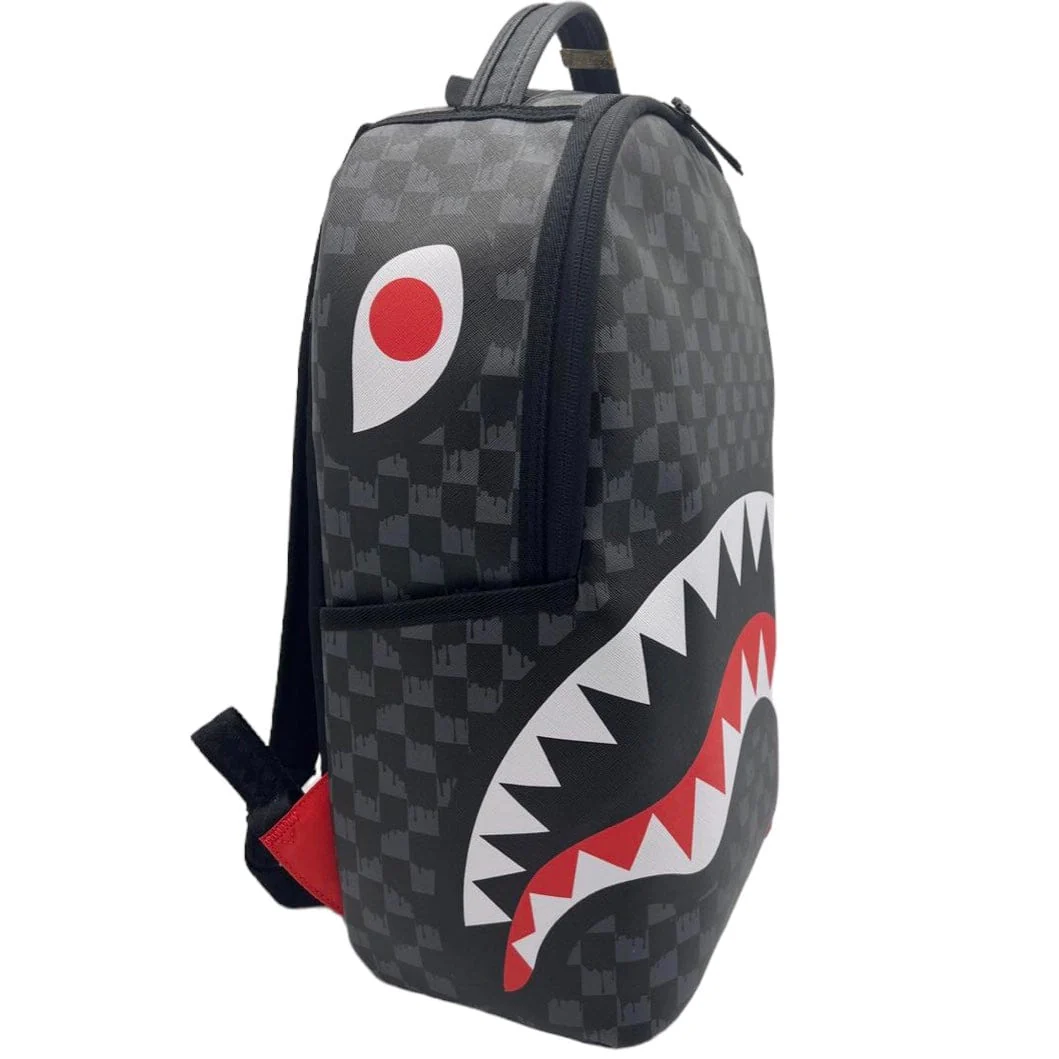 Sprayground Drip Check Shark Backpack - Image 3